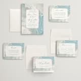 "Tidal Wave" - Wedding Invitations in Aqua by Hooray Creative - Invitation Suite