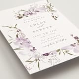 "Meadow Burst" - Wedding Invitations in Lilac by Grace Kreinbrink - Detail