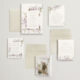 "Meadow Burst" - Wedding Invitations in Lilac by Grace Kreinbrink - Invitation Suite