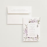 "Meadow Burst" - Wedding Invitations in Lilac by Grace Kreinbrink - Invitation with Envelope
