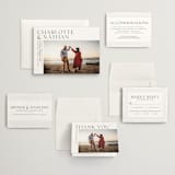 "contemporary photo" - Wedding Invitations in Cloud by Erin Deegan - Invitation Suite