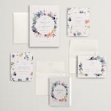 "Cheerful Bouquet" - Wedding Invitations in Chardonnay by Lori Wemple - Invitation Suite