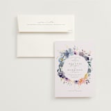 "Cheerful Bouquet" - Wedding Invitations in Chardonnay by Lori Wemple - Invitation with Envelope