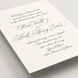 "legacy" - Wedding Invitations in Pure by Design Lotus - Detail