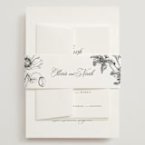 "legacy" - Wedding Invitations in Pure by Design Lotus - Assembled with Belly Band