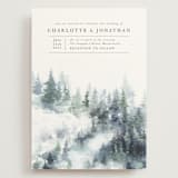 "painted woods" - Wedding Invitations in Rain by Anne Kostecki - Front