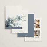 "painted woods" - Wedding Invitations in Rain by Anne Kostecki - Back of Card Options
