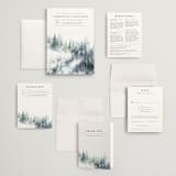 "painted woods" - Wedding Invitations in Rain by Anne Kostecki - Invitation Suite