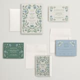 "Botanical" - Wedding Invitations in Garden by Kelly Watkins - Invitation Suite