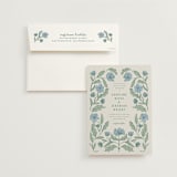 "Botanical" - Wedding Invitations in Garden by Kelly Watkins - Invitation with Envelope