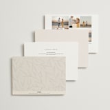 "Italia" - Wedding Invitations in Taupe by Kelly Schmidt - Back of Card Options