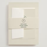 "Upload Your Own Design" - Wedding Invitations in A by Minted - Assembled with Belly Band