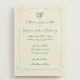 "The Pairfect" - Wedding Invitations in Waterlily by Helena Vitto - Front