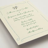 "The Pairfect" - Wedding Invitations in Waterlily by Helena Vitto - Detail
