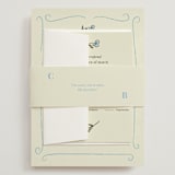 "The Pairfect" - Wedding Invitations in Waterlily by Helena Vitto - Assembled with Belly Band