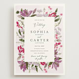 "Gather" - Wedding Invitations in Lilac by Susan Moyal - Front