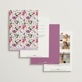 "Gather" - Wedding Invitations in Lilac by Susan Moyal - Back of Card Options