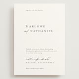 "Astoria" - Wedding Invitations in Silk by Kelly Schmidt - Front