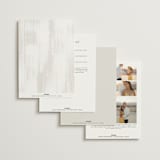 "Astoria" - Wedding Invitations in Silk by Kelly Schmidt - Back of Card Options