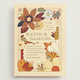 "Nouveau Love" - Wedding Invitations in Umber by Morgan Ramberg - Front