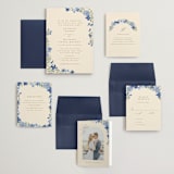 "Nilgiri" - Wedding Invitations in Blueberry by Creo Study - Invitation Suite