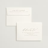 "Napa" - Wedding Invitations in Golden by Kelly Schmidt - FREE Recipient Addressing
