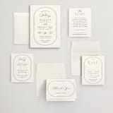 "Encapsulated" - Wedding Invitations in Black Tie by Hooray Creative - Invitation Suite