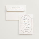 "Encapsulated" - Wedding Invitations in Black Tie by Hooray Creative - Invitation with Envelope