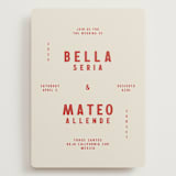 "Coyota" - Wedding Invitations in Sierra by Ani Somi - Front