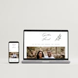 "Pressed Foliage" - Wedding Invitations in Heather by Stacey Meacham - FREE Wedding Website