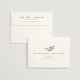 "Pressed Foliage" - Wedding Invitations in Heather by Stacey Meacham - FREE Recipient Addressing