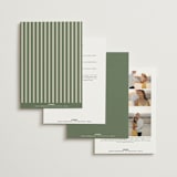 "Holiday Ribbon" - Wedding Invitations in Ruby by Jackie Crawford - Back of Card Options