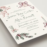 "Holidays ink doodles" - Wedding Invitations in Enchanted Holiday by Cass Loh - Detail