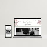 "Holidays ink doodles" - Wedding Invitations in Enchanted Holiday by Cass Loh - FREE Wedding Website