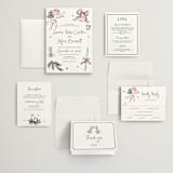"Holidays ink doodles" - Wedding Invitations in Enchanted Holiday by Cass Loh - Invitation Suite