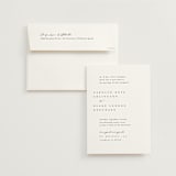 "SoHo" - Wedding Invitations in Silk by Kelly Schmidt - Invitation with Envelope