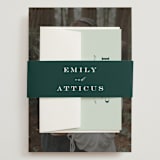"Picture Perfect" - Wedding Invitations in Diamond by Amy Payne - Assembled with Belly Band