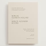 "Eisin" - Wedding Invitations in Vanilla Bean by Pati Cascino - Front