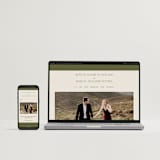 "Eisin" - Wedding Invitations in Vanilla Bean by Pati Cascino - FREE Wedding Website