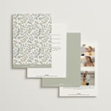 "Wild Flora" - Wedding Invitations in Meadow by Kristen Smith - Back of Card Options