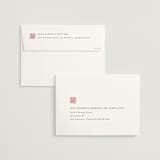 "Double Xi" - Wedding Invitations in Cherry by fatfatin - FREE Recipient Addressing