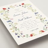 "Wildflower Romance" - Wedding Invitations in Ivory by frau brandt - Detail