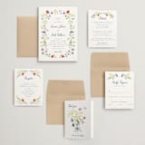 "Wildflower Romance" - Wedding Invitations in Ivory by frau brandt - Invitation Suite
