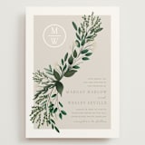 "Watermark" - Wedding Invitations in Cypress by Kaydi Bishop - Front