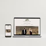 "Tuscan Hill" - Wedding Invitations in Creme by Kate Ahn - FREE Wedding Website