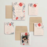 "Orient Garden" - Wedding Invitations in Saffron by Vera Lim - Invitation Suite