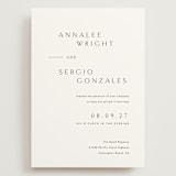"Rhythmic" - Wedding Invitations in Simply White by Jennifer Postorino - Front