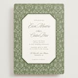 "Vintage Garden" - Wedding Invitations in Forest by Sherley Ferreira - Front