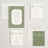 "Vintage Garden" - Wedding Invitations in Forest by Sherley Ferreira - Invitation Suite