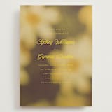 "Bloom" - Wedding Invitations in Caribbean Citrus by Morgan Kendall - Front